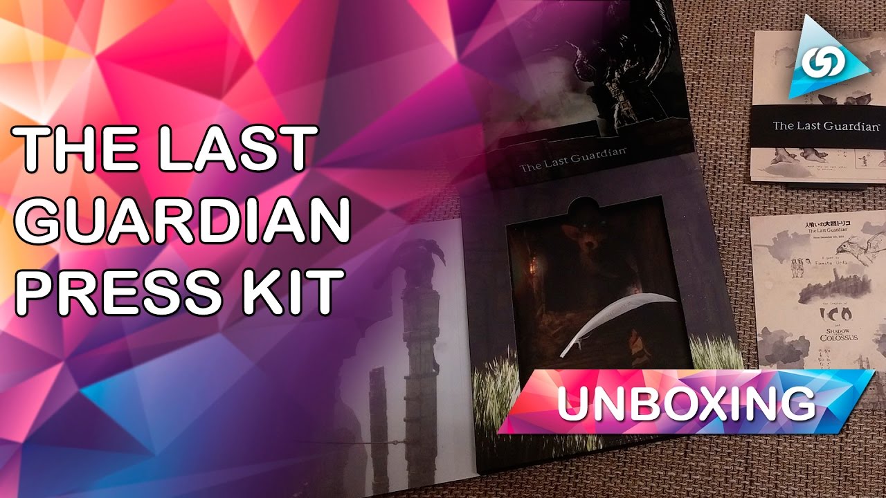 The Last Guardian Press Kit Unboxing