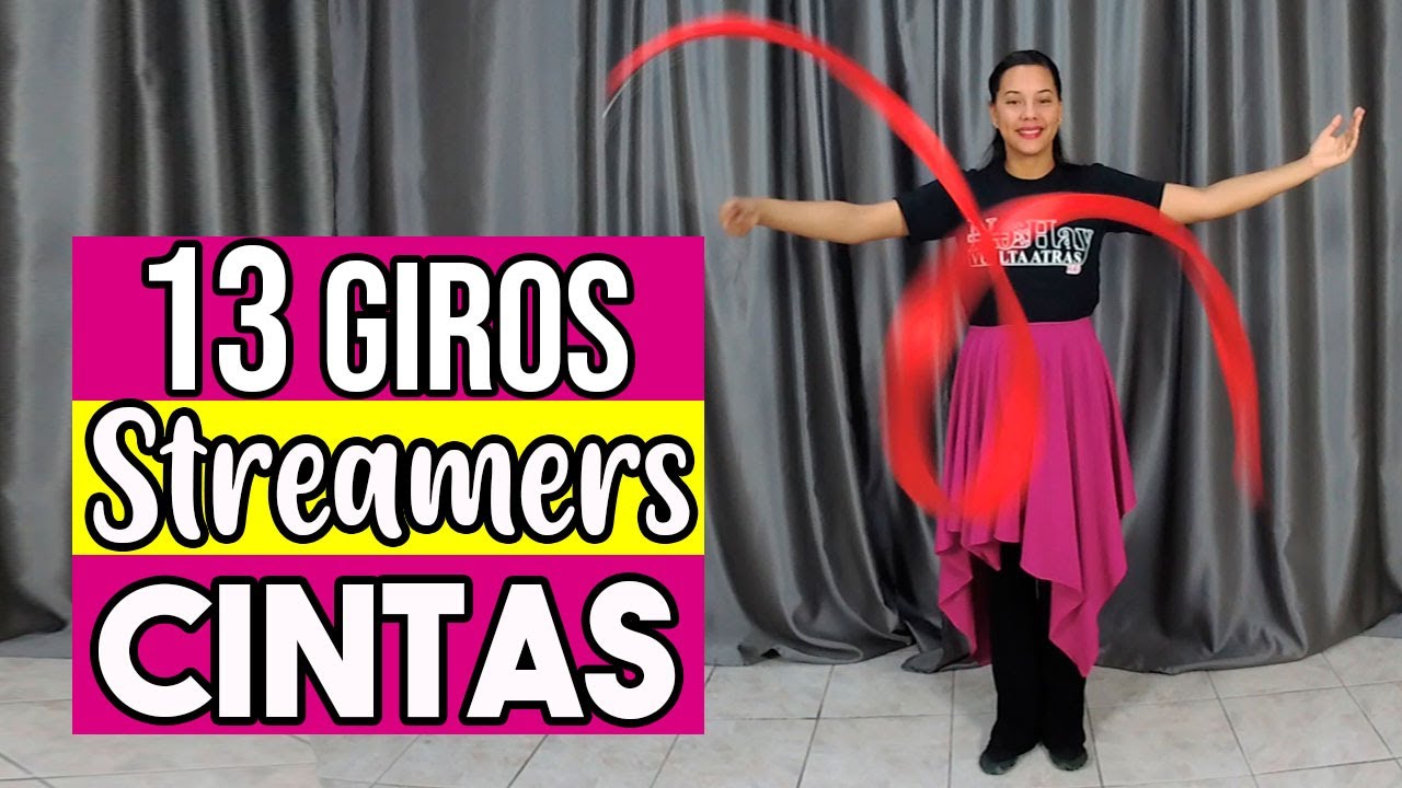 13 Giros que puedes hacer con Streamers/Cintas - Danza Cristiana