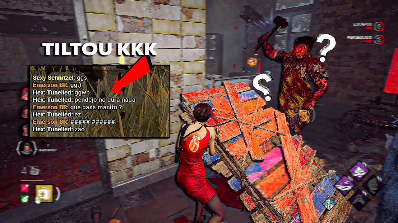 TILTEI o KILLER com PALETADA e T-BAG KKKKKKKK | DEAD BY DAYLIGHT