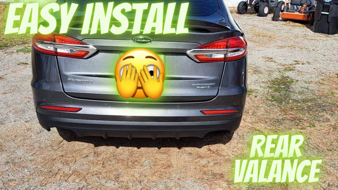 Как установить спортивную накладку Fusion на Ford Fusion Titanium