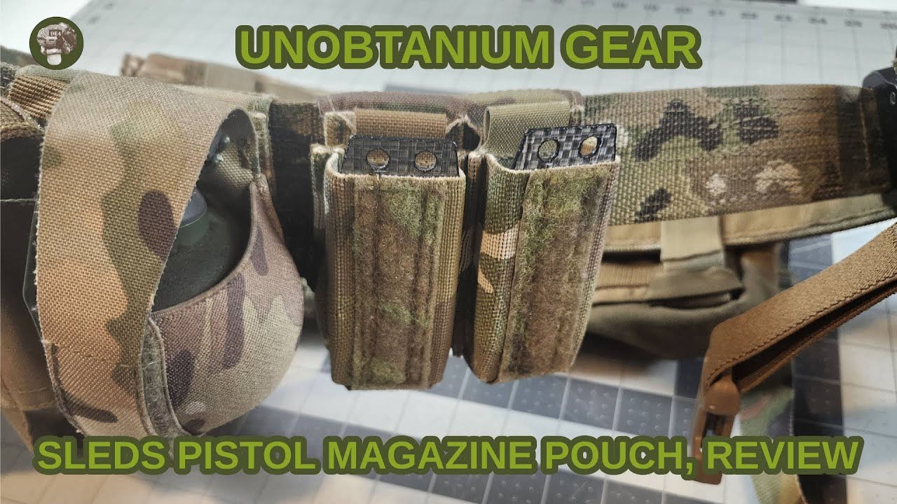Unobtanium Gear SLEDS pistol magazine pouch, review