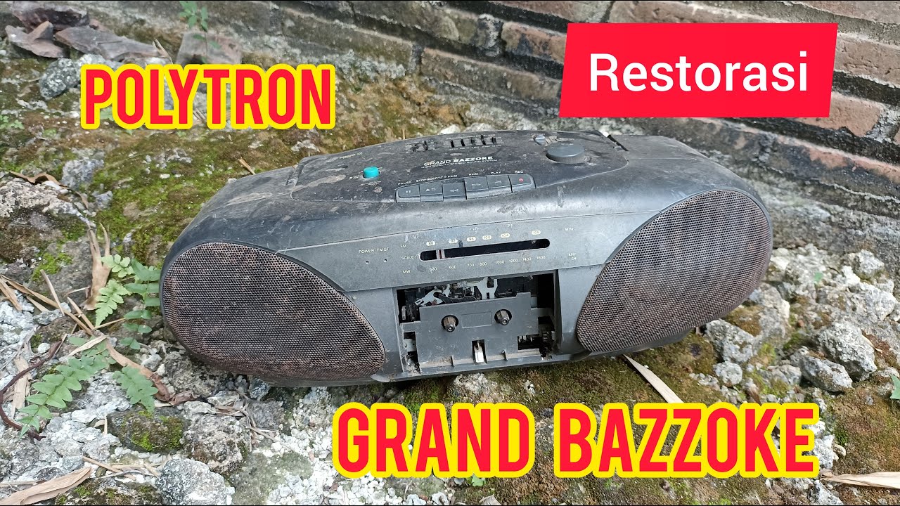 Restorasi radio tape polytron grand bazzoke || rekondisi dan modifikasi