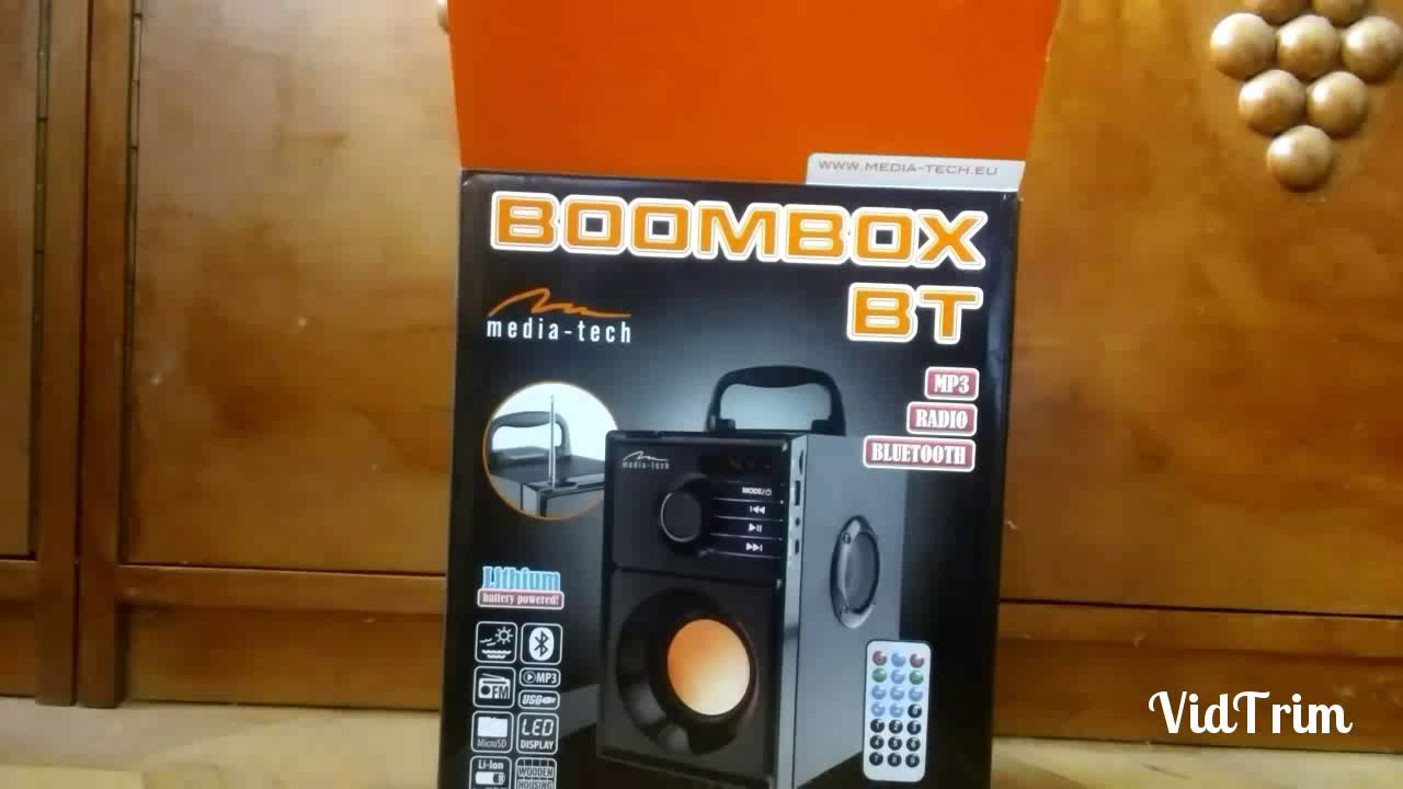 Ungoxing i test glosnika media tec boombox bt mt 3145