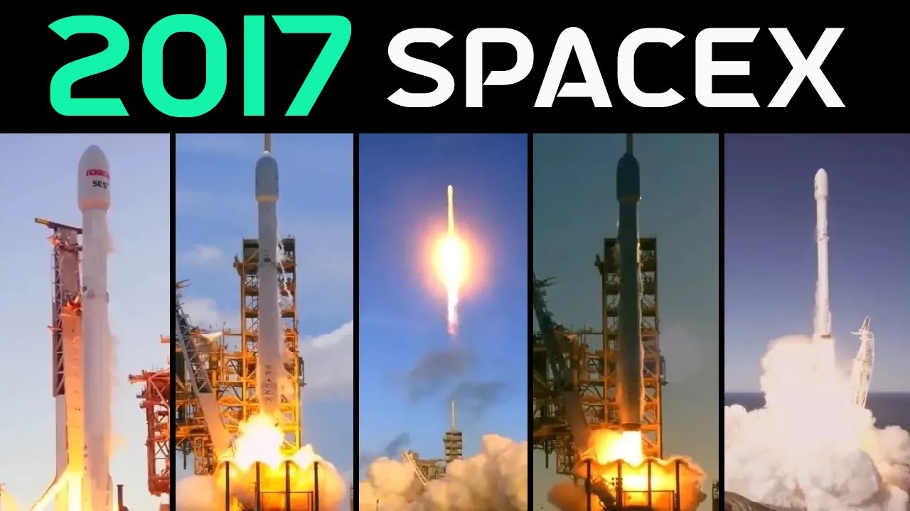 Rocket Launch Compilation 2017 - SpaceX