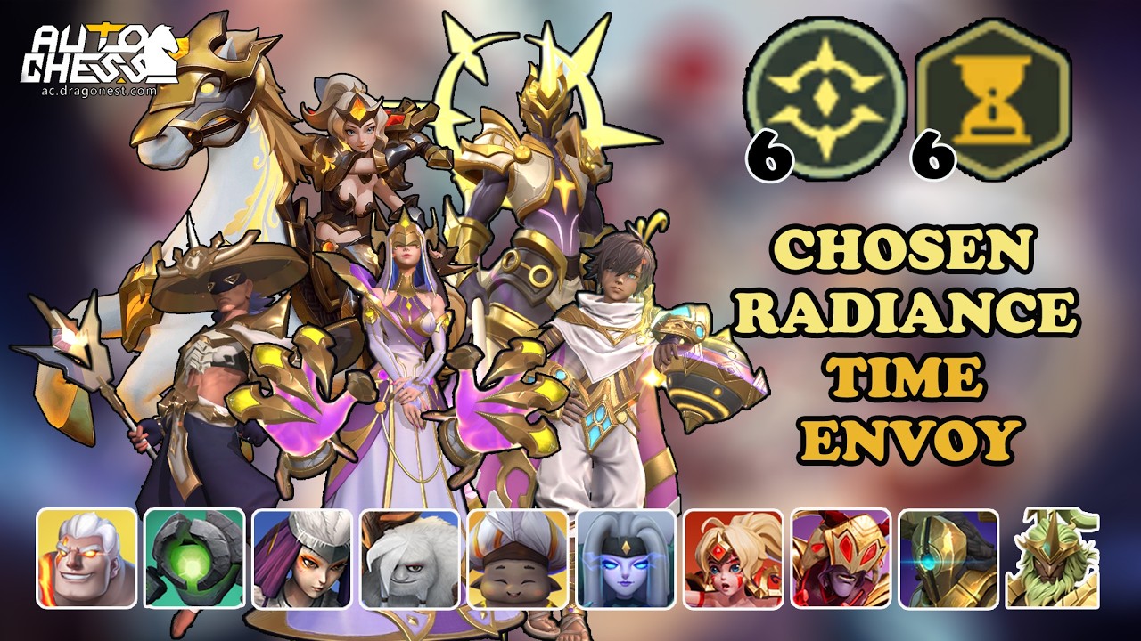 DRODO BRAWL MODE -🔅⏳6 CHOSEN RADIANCE 6 TIME ENVOY • AUTO CHESS