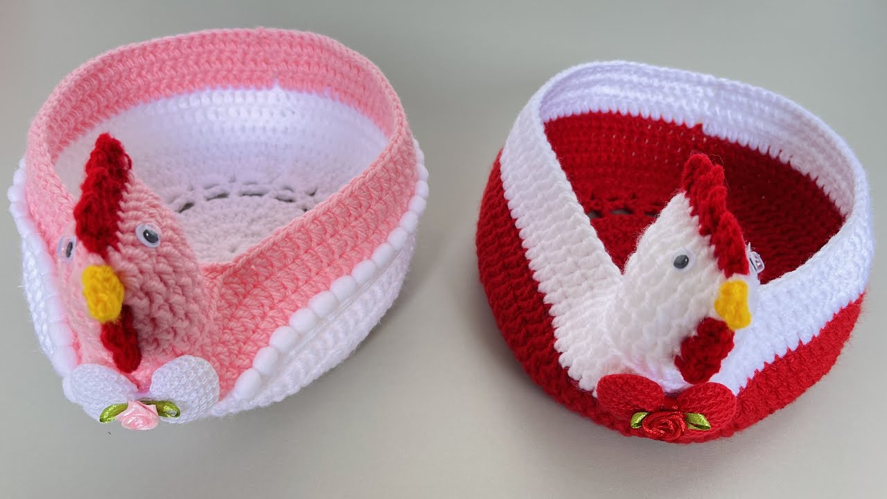 Galinha porta ovos em crochê rápida e fácil