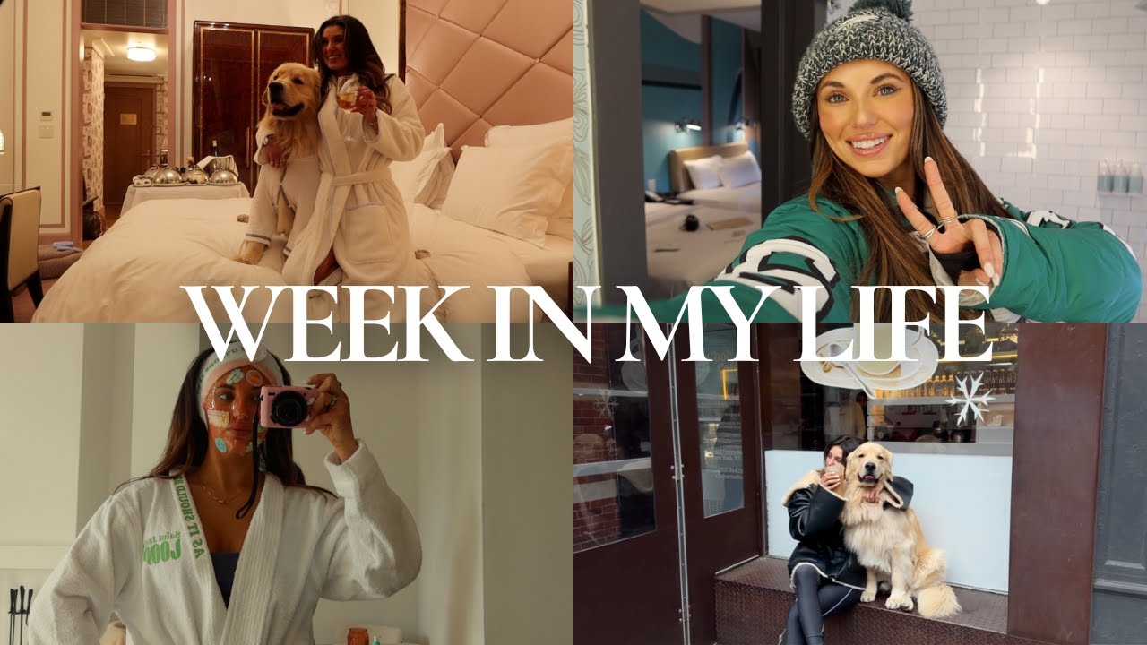 week in my life in nyc | influencer events, going out with friends, wellness routine, duke, & more