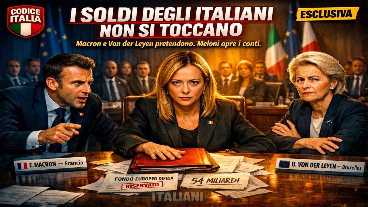 «54 MILIARDI E COSA ABBIAMO AVUTO?» — Meloni gela Macron e Von der Leyen. Silenzio.