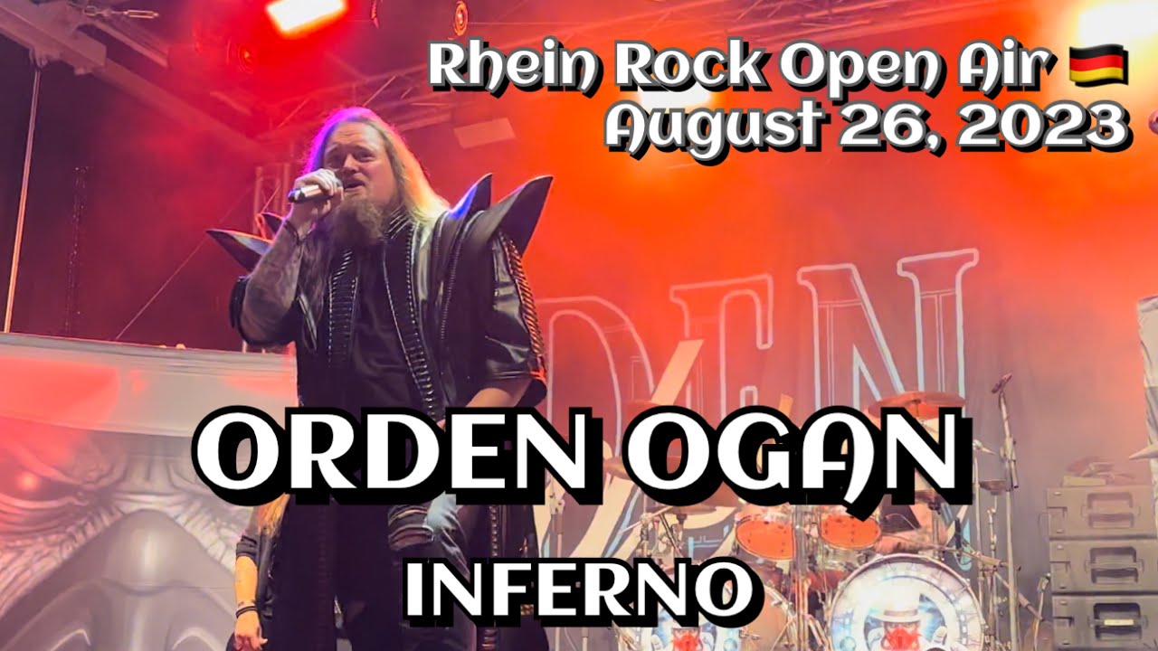 Orden Ogan - Inferno @Rhein Rock Open Air, Monheim🇩🇪 August 26, 2023 LIVE HDR 4K