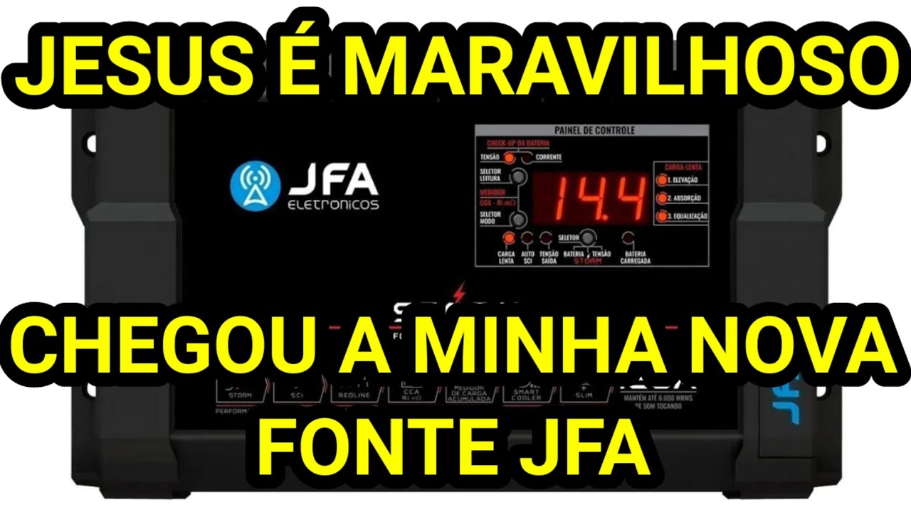   CHEGOU A MINHA NOVA FONTE JFA TÃO AGUARDADA @JFAEletronicosOficial  #jfaeletronicos  #automobile 