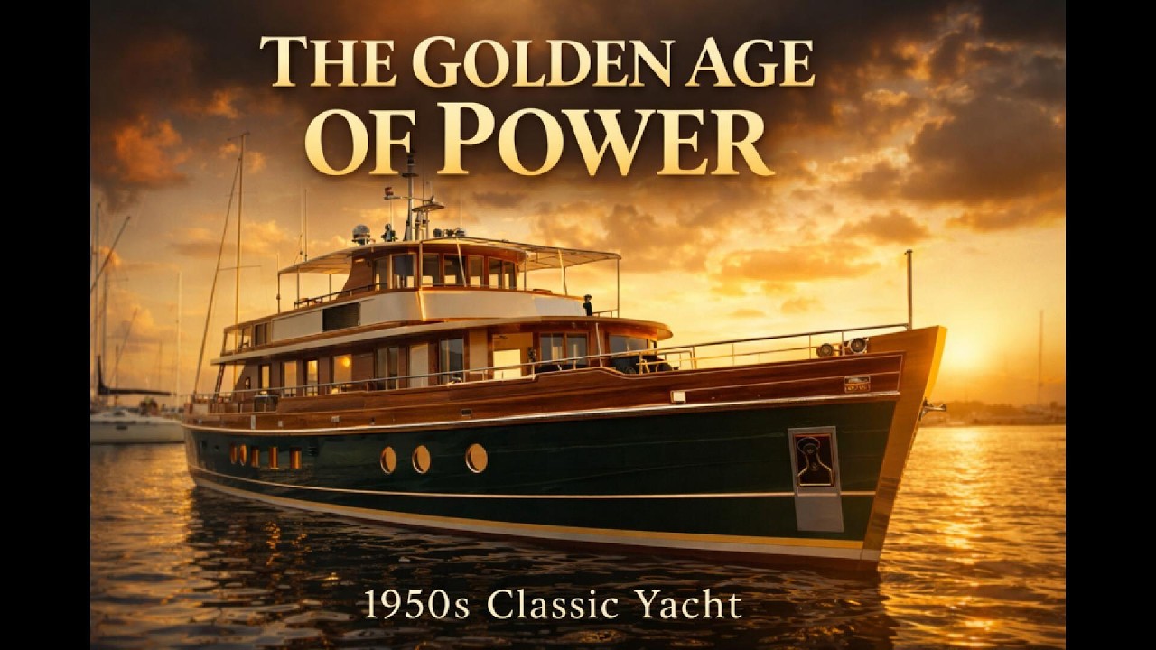 The Golden Age of Power | Inside a 1950s Classic American Yacht