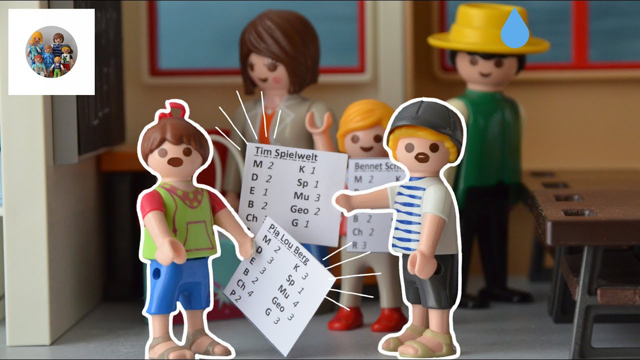 Die falschen Zeugnisse 😦// Schulgeschichte mit Überraschung 💍// Playmobil Film deutsch
