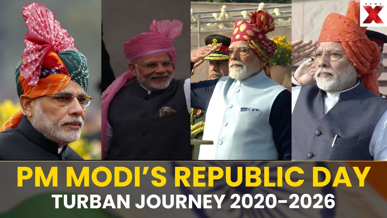 77th Republic Day: PM Modi&rsquo;s 2020&ndash;2026 Turbans & Their Cultural Significance | NewsX