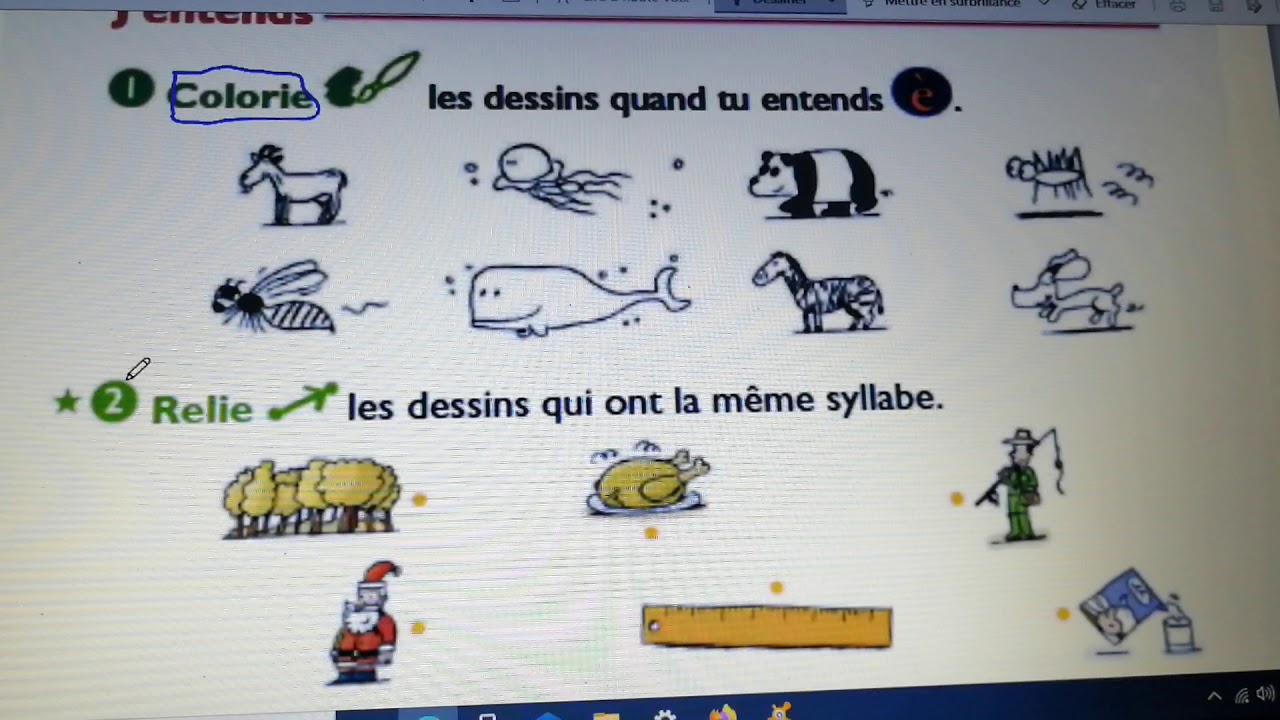 Consignes fichier taoki son [è] 1 CP