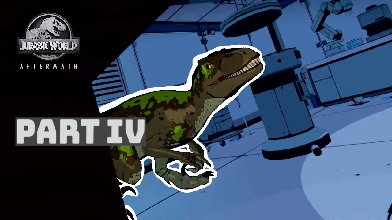 Hunted by Raptors in the Genome Labs! Jurassic World Aftermath Playthrough Pt.4