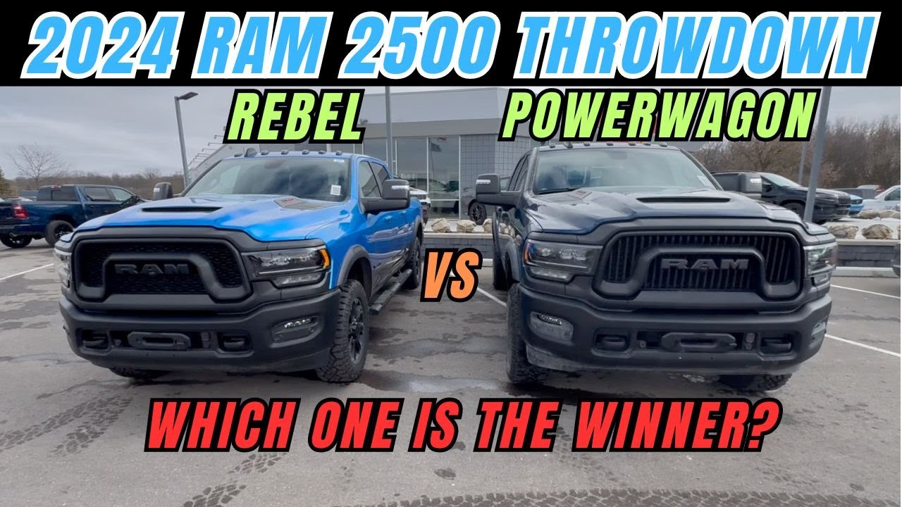 2026 Ram 2500 Rebel vs 2026 Ram 2500 Power wagon Interior, suspension, drive review MPG comparison