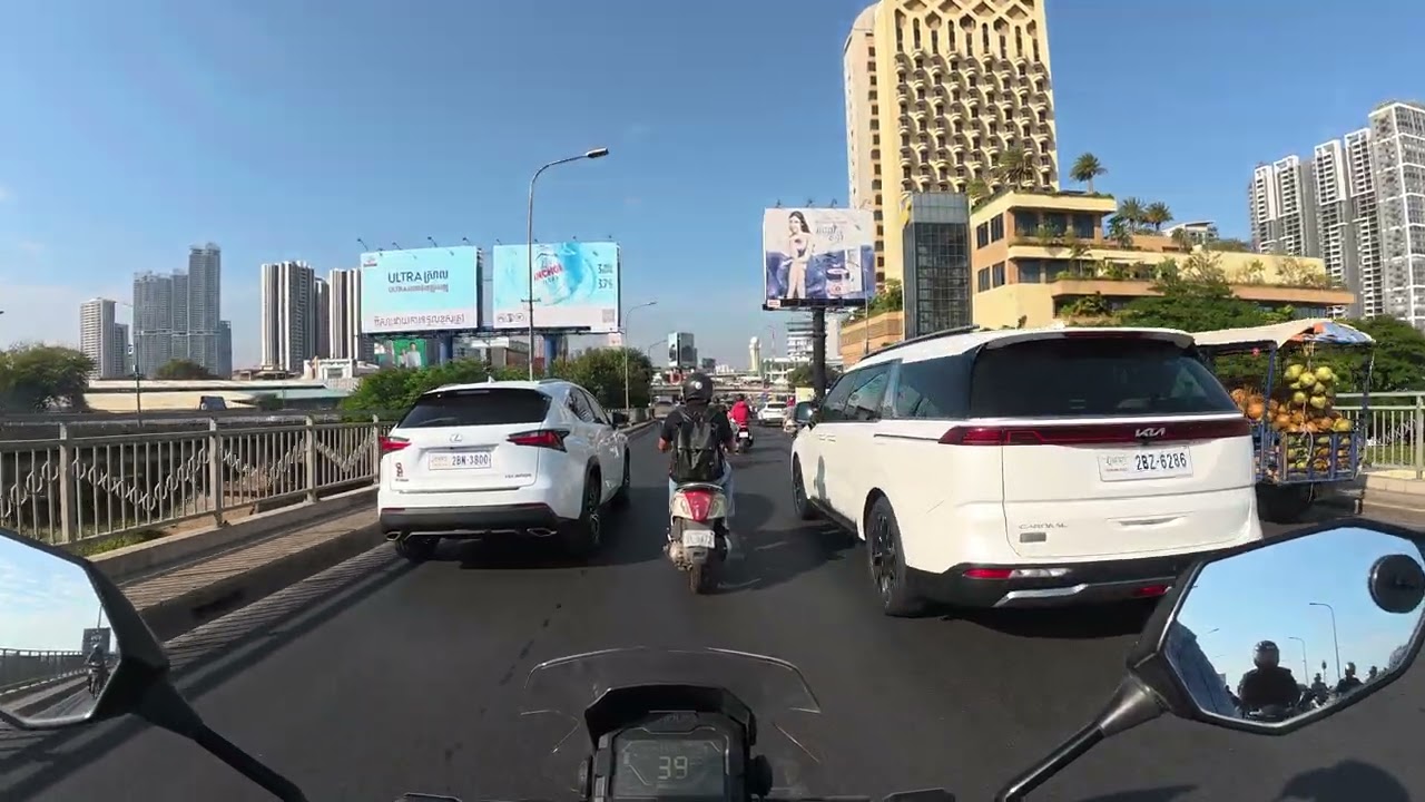 Phnom Penh Ride ASMR | Ep 012 | Morning (4K)