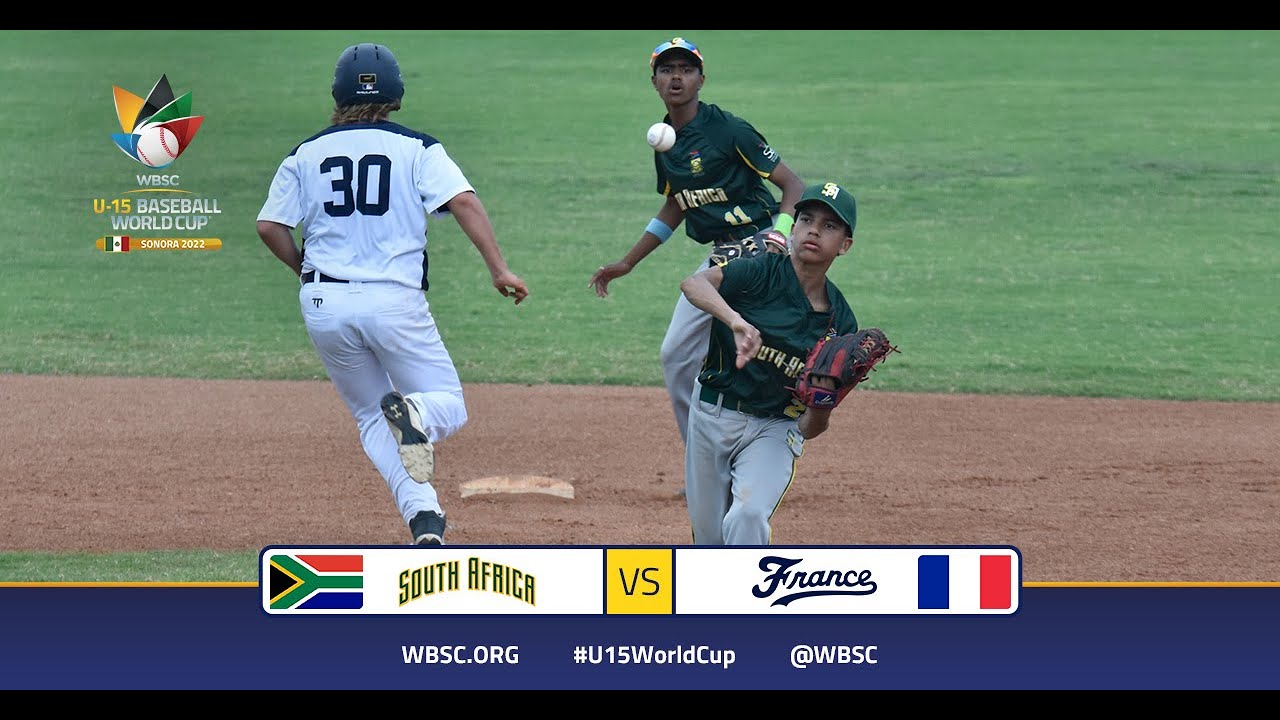 Highlights: 🇿🇦 South Africa - France 🇫🇷 - V U-15 Baseball World Cup 2022 - Placement Round