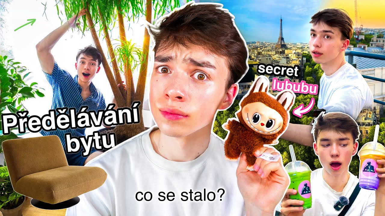 VLOG: Předělávání Bytu, Koupil jsem si STROM, Letím do Paříže, Nový nábytek, Beyoncé koncert, Labubu