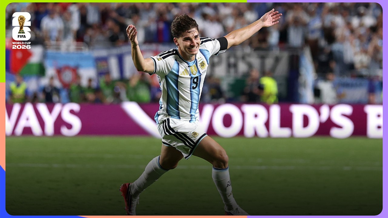 Juli&aacute;n Alvarez Goal | Argentina 3-1 Switzerland | FIFA World Cup 2026&trade;