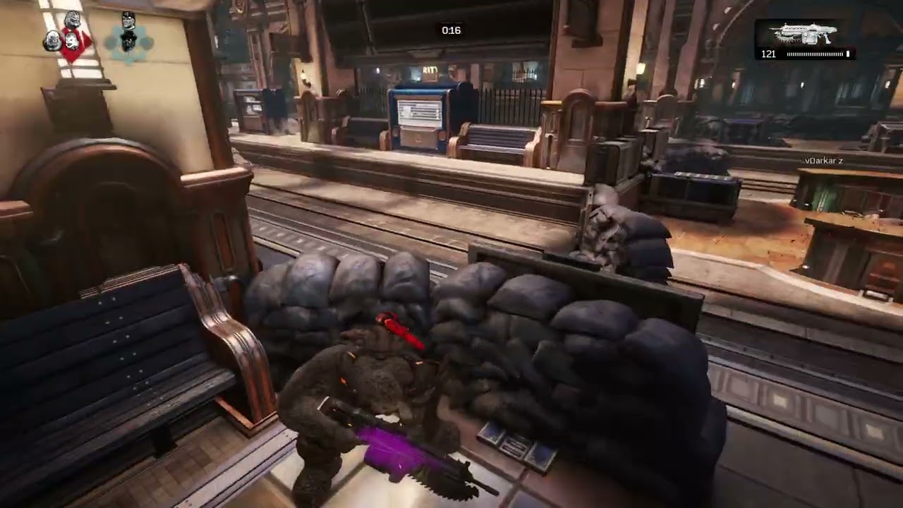 Gears of War 4  vitória com um amigo vs 2 diamante GG