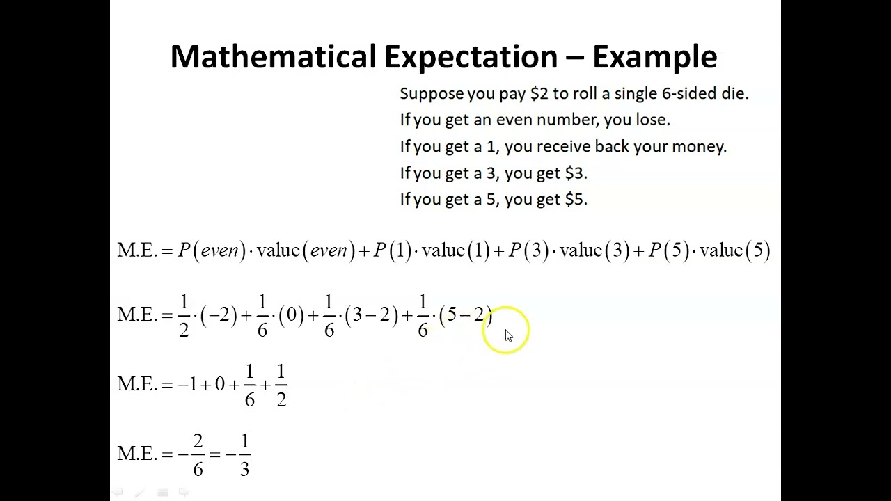 Mathematical Expectation