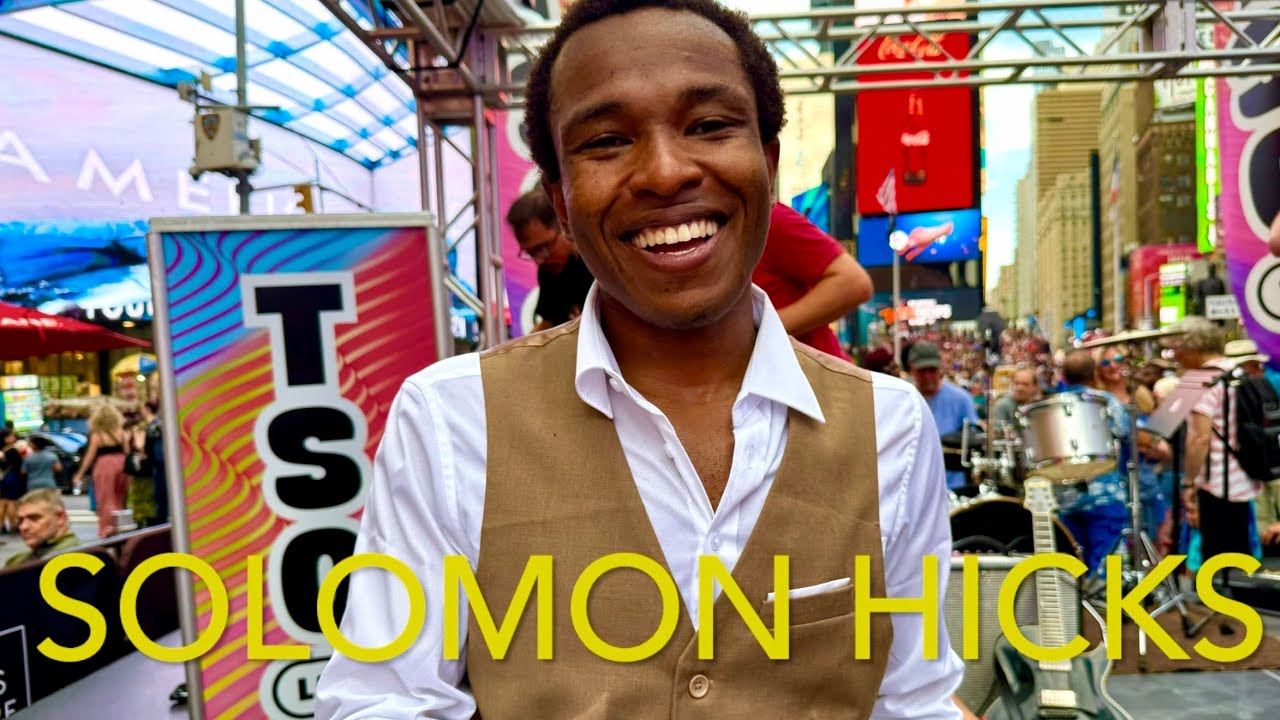 King of the Guitar: Solomon Hicks in Times Square - Aug 14, 2025