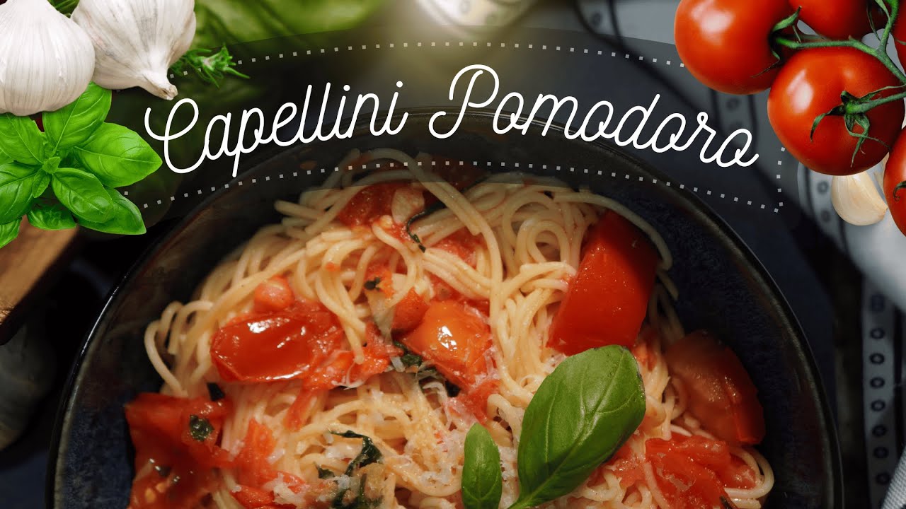 Capellini Pomodoro Recipe 🍅🧄 | A Quick & Flavorful Italian Classic