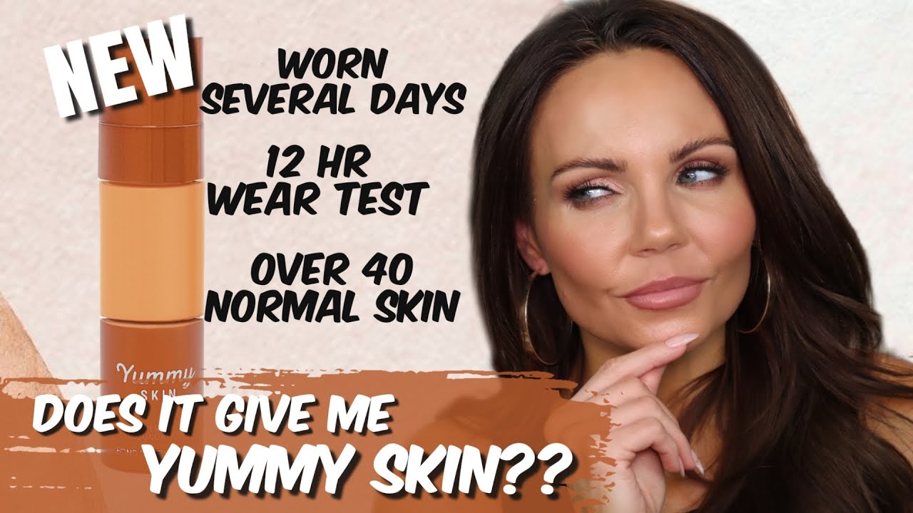NEW DANESSA MYRICKS YUMMY SKIN FOUNDATION REVIEW | 4 DAY - 12 HR WEAR TEST | IS IT YUMMY SKIN??