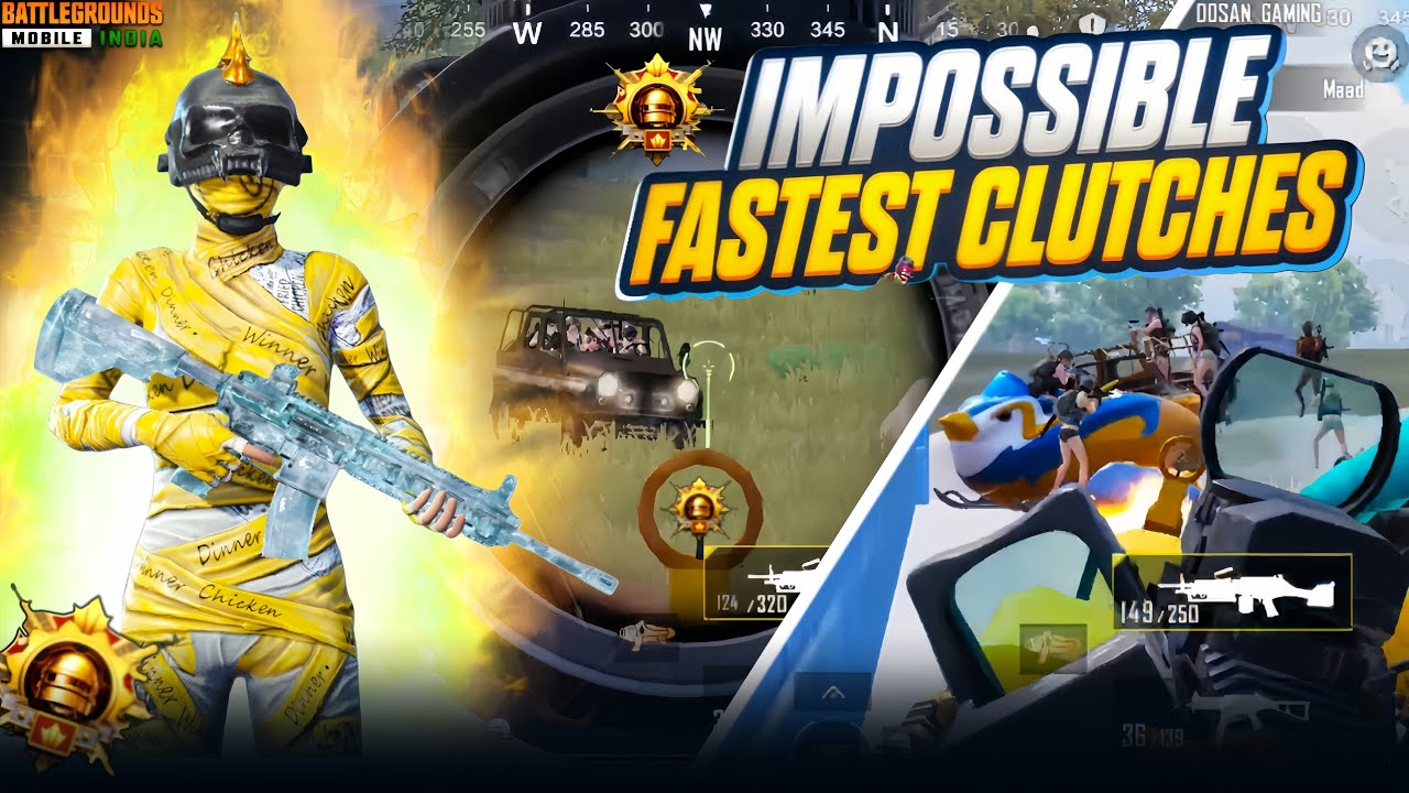 Tushar legend Impossible Fastest Clutches Intense Solo Vs Squad 1v4 in Conqueror Lobby Gameplay BGMI