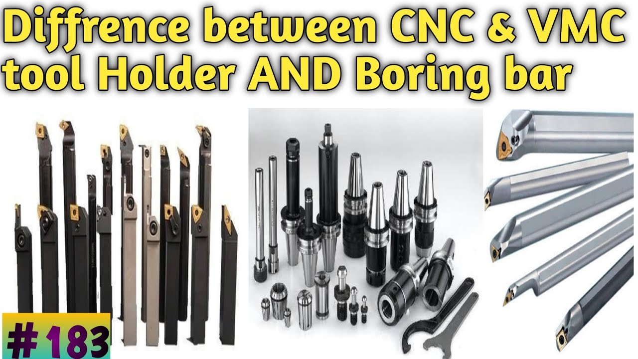 Difference between CNC and VMC machine tool holder and boring bar||CNC VMC TOOL HOLDER BORING BAR||