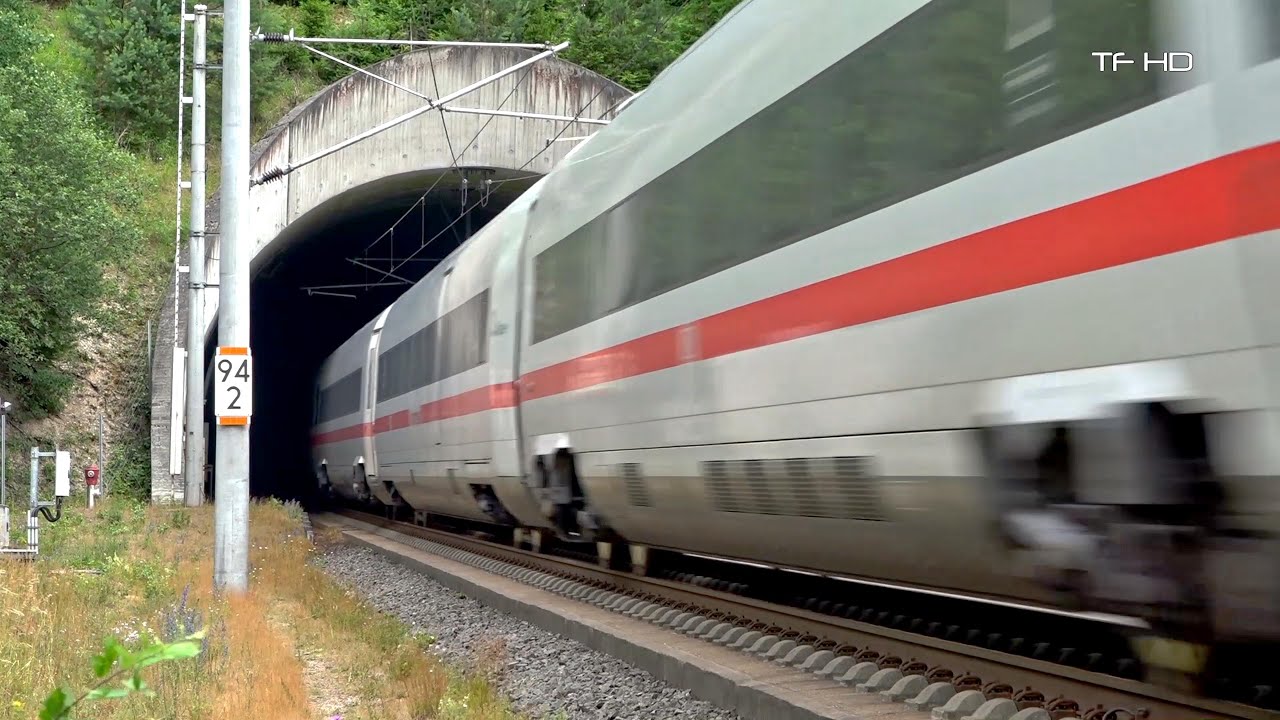 Highspeed in Germany - Highspeed At Tunnel - #train #highspeedtrain #germany #sound