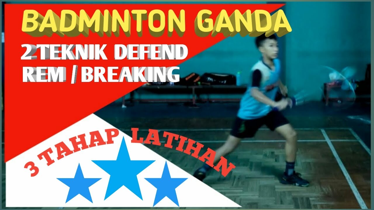 TEKNIK DEFEND BADMINTON GANDA - Braking Smash Return