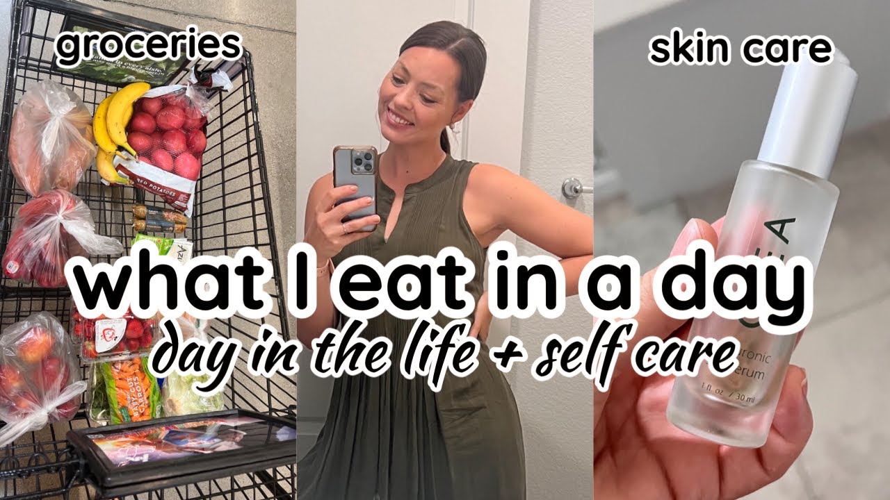 *BIG ANNOUNCEMENT* What I Eat In A Day -- Day In My Life + Sharing My Self Care Skin Care Favs