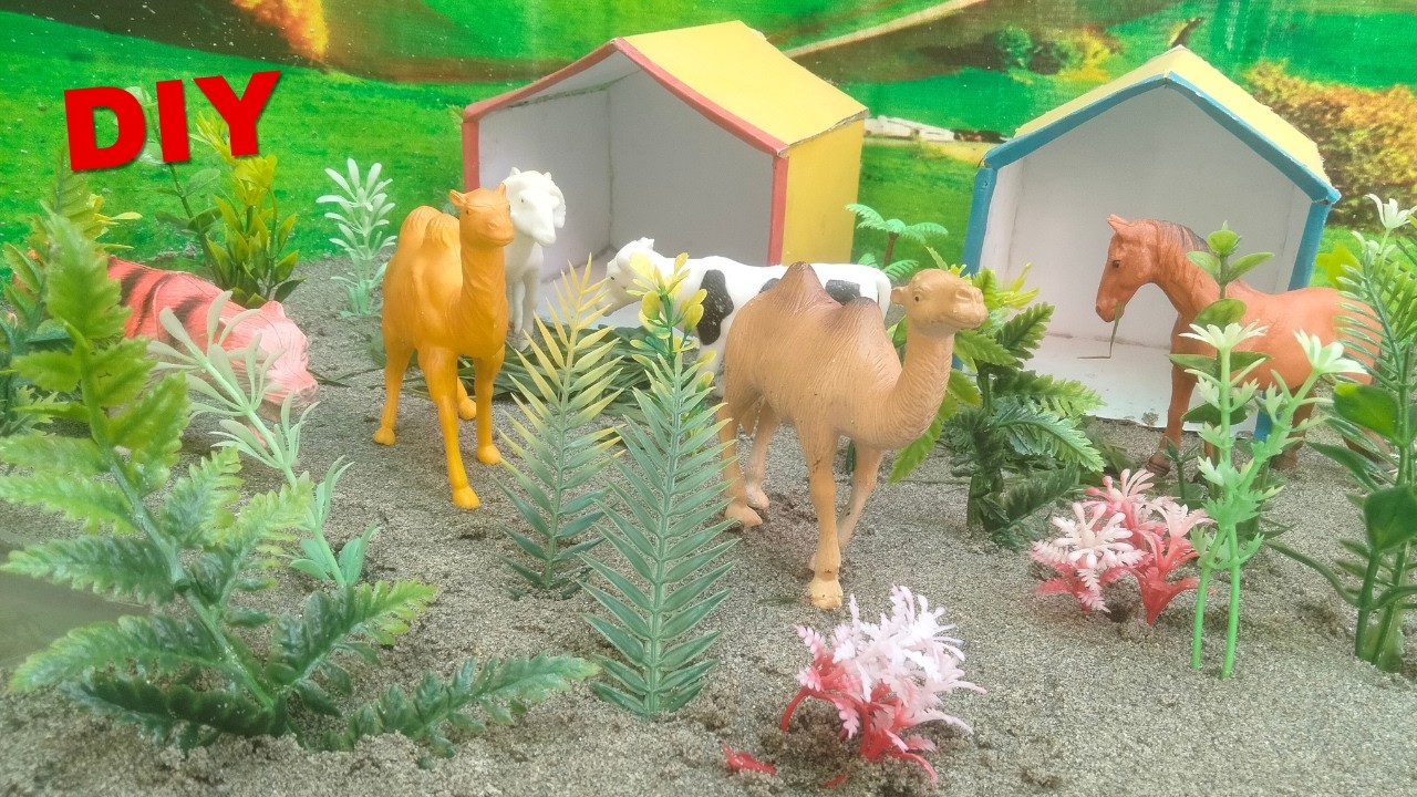 ​How to Build Mini Cow Farm with Automatic Water System | Miniature DIY Project