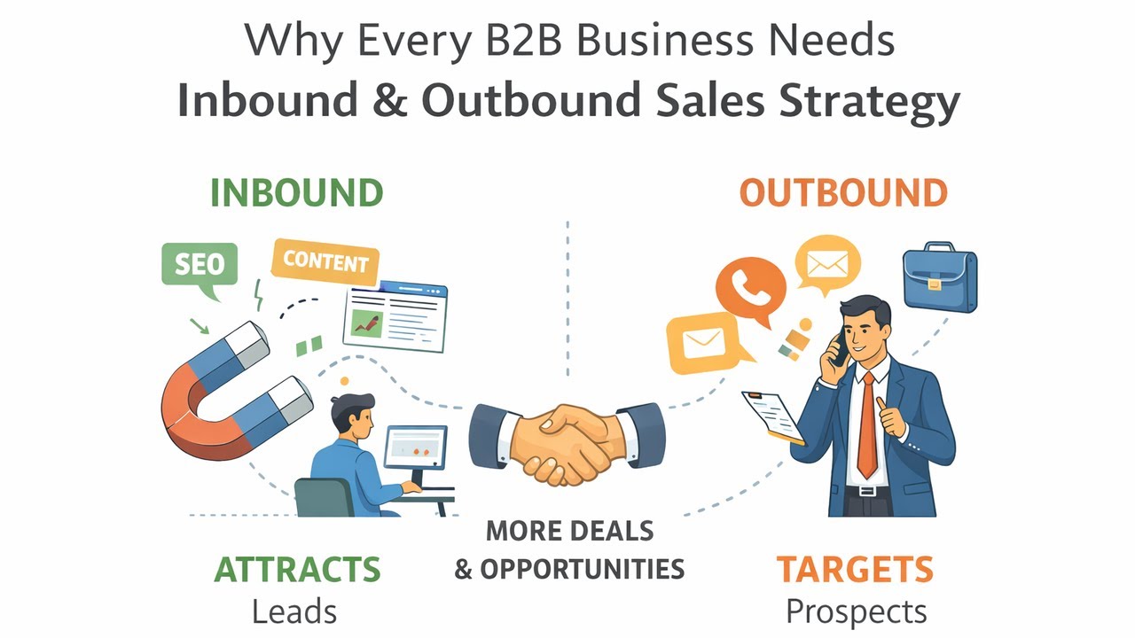 Why every B2B business needs both inbound and outbound sales strategy