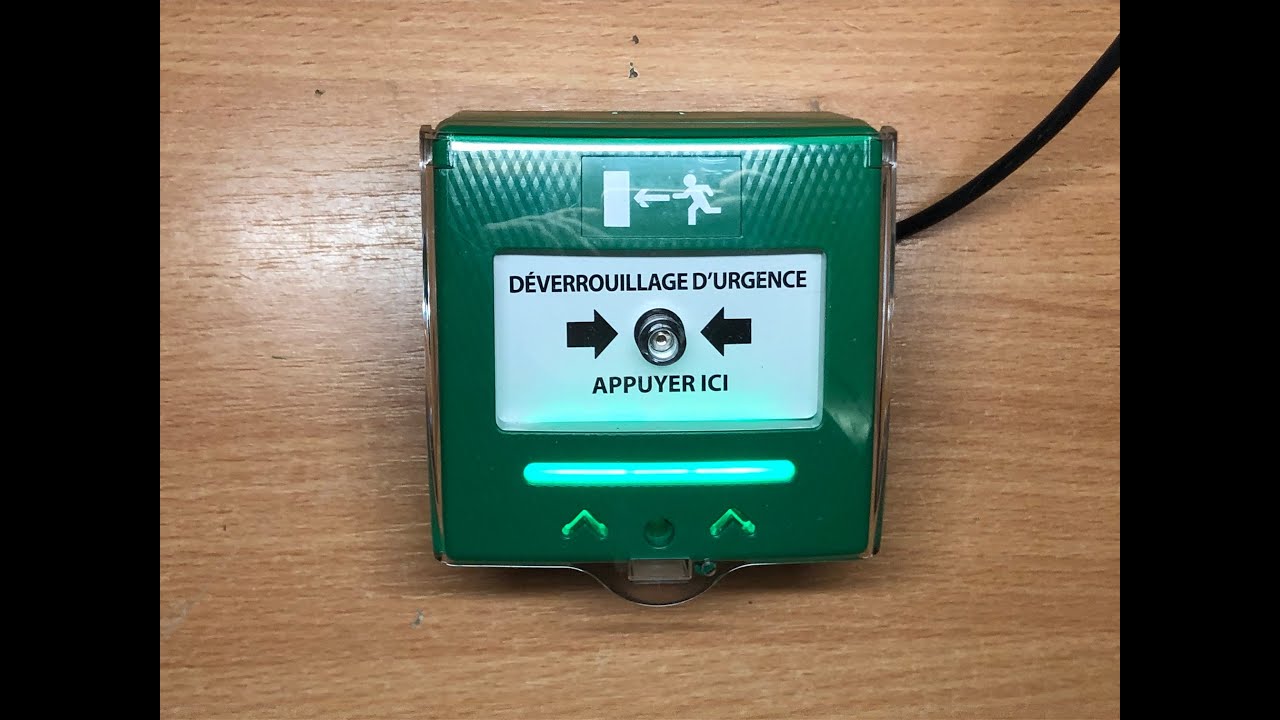 Déclencheur Manuel - Déverrouillage Issue de Secours  -SEWOSY-  SHOK-V4