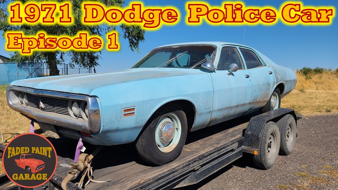 1971 Dodge Coronet Police Car Episode 1 - Road trip to haul it home!!