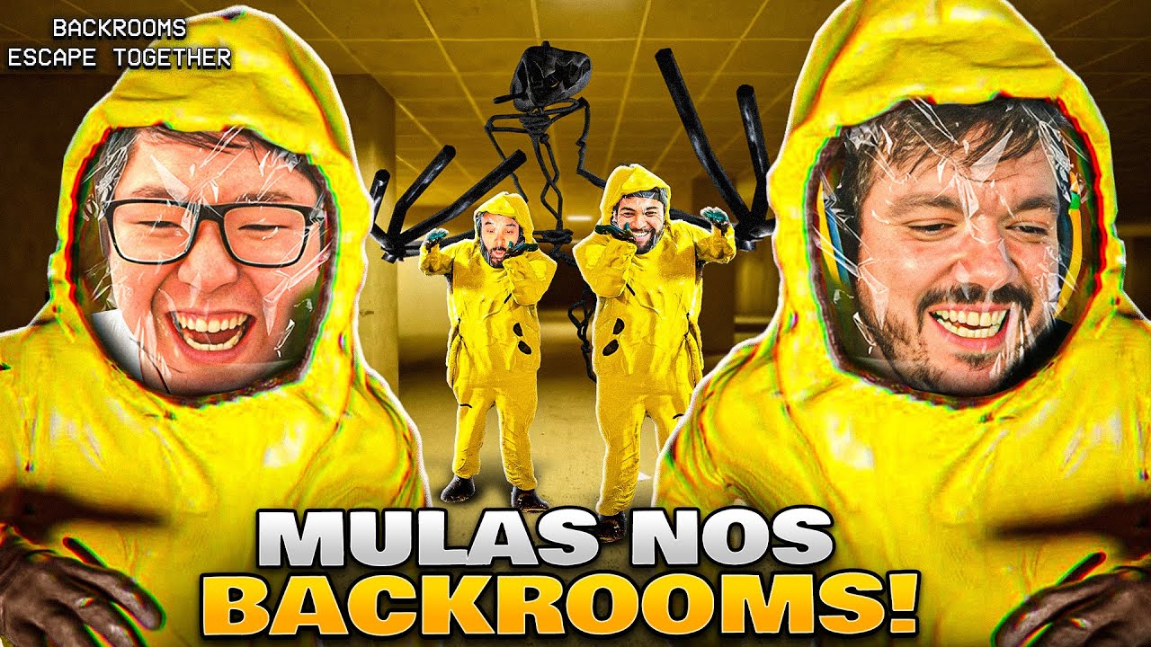 TENTE NÃO RIR! PRIMEIRA VEZ JOGANDO BACKROOMS: ESCAPE TOGETHER (SÓ ALASTRO)
