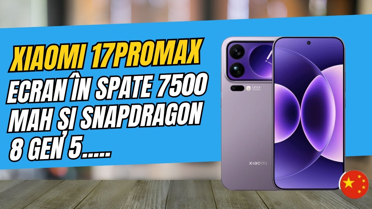 Xiaomi 17 Pro Max &ndash; Flagship-ul care schimbă jocul!