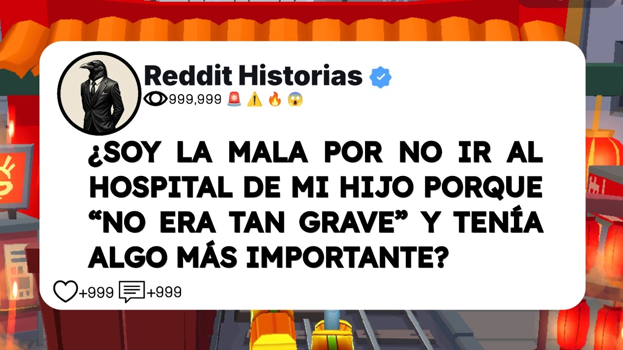 ¿SOY LA MALA POR NO IR AL HOSPITAL DE MI HIJO PORQUE “NO ERA TAN GRAVE” Y TENÍA ALGO MÁS IMPORTANTE?