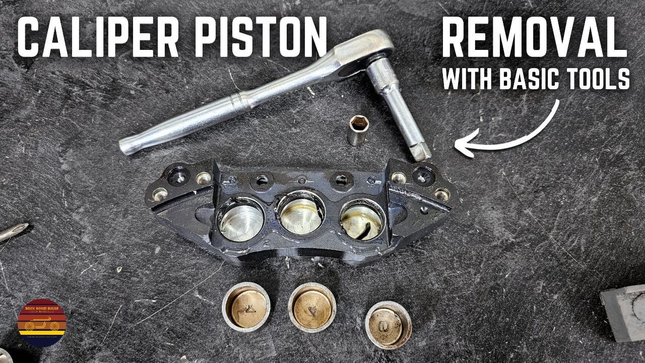 How To Remove A Motorcycle Brake Caliper Piston!