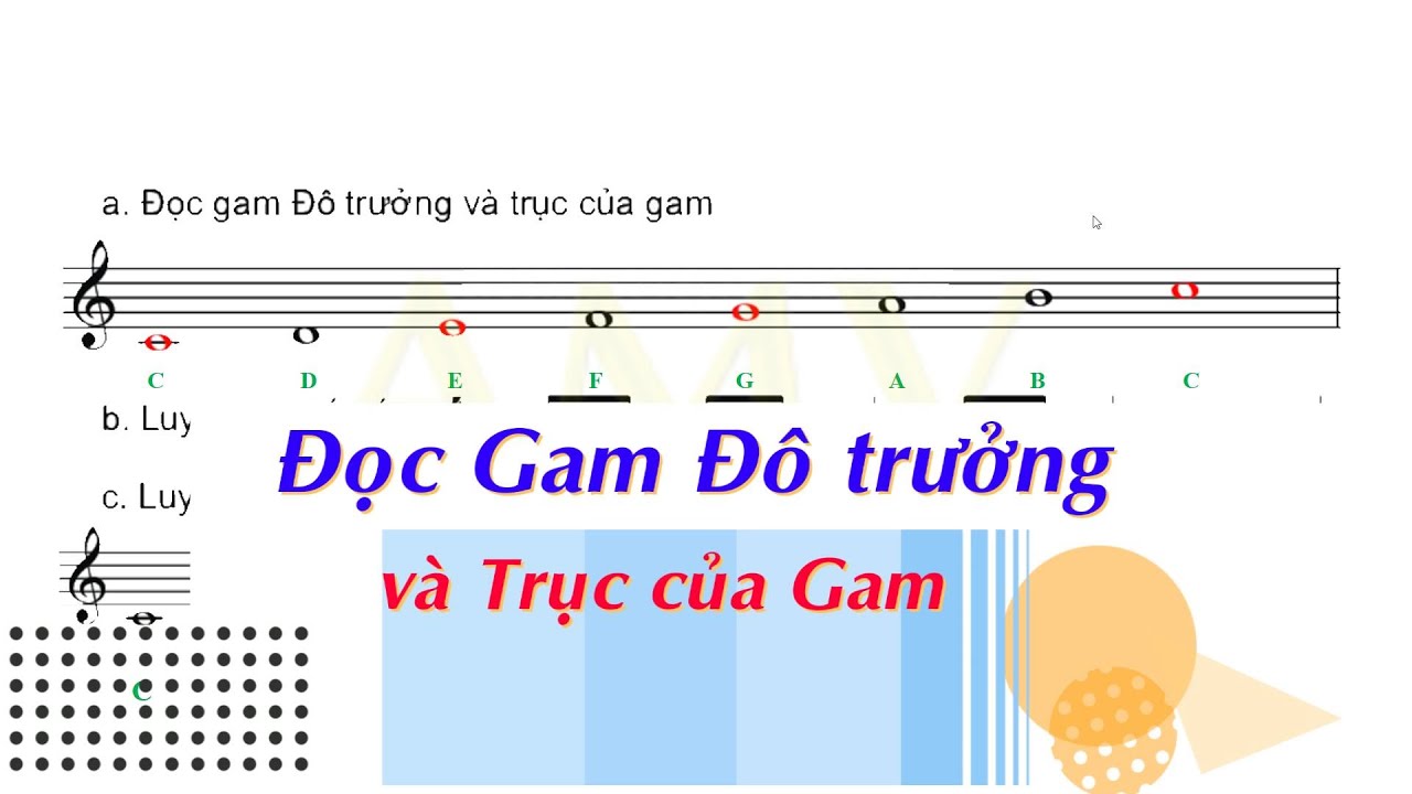 Đọc thang &acirc;m Đ&ocirc; trưởng | Đọc gam Đ&ocirc; trưởng
