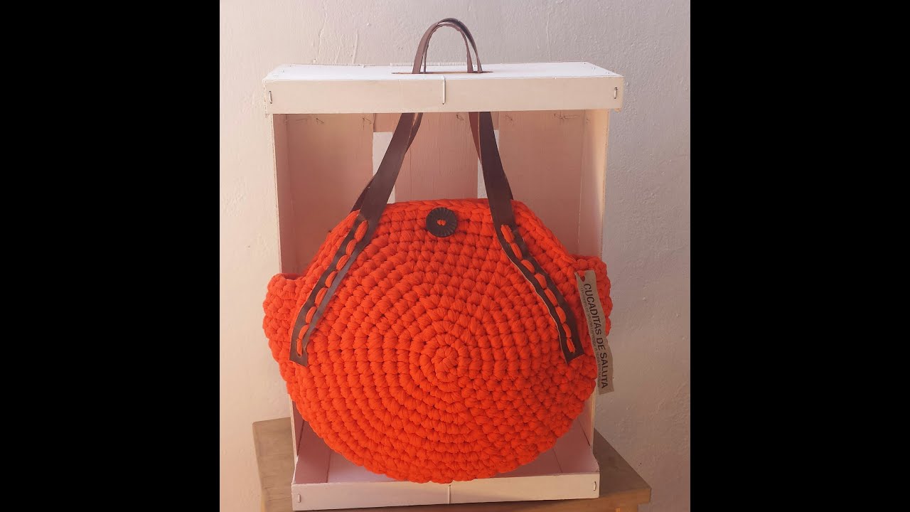 Bolso Redondo / Crochet  bag ¡ Glamour !