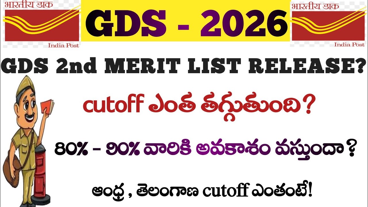 GDS 2nd MERIT LIST RELEASE!!!
