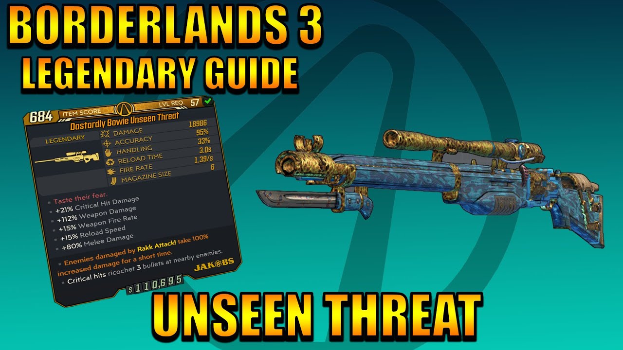 Borderlands 3: Unseen Threat Legendary Weapon Guide