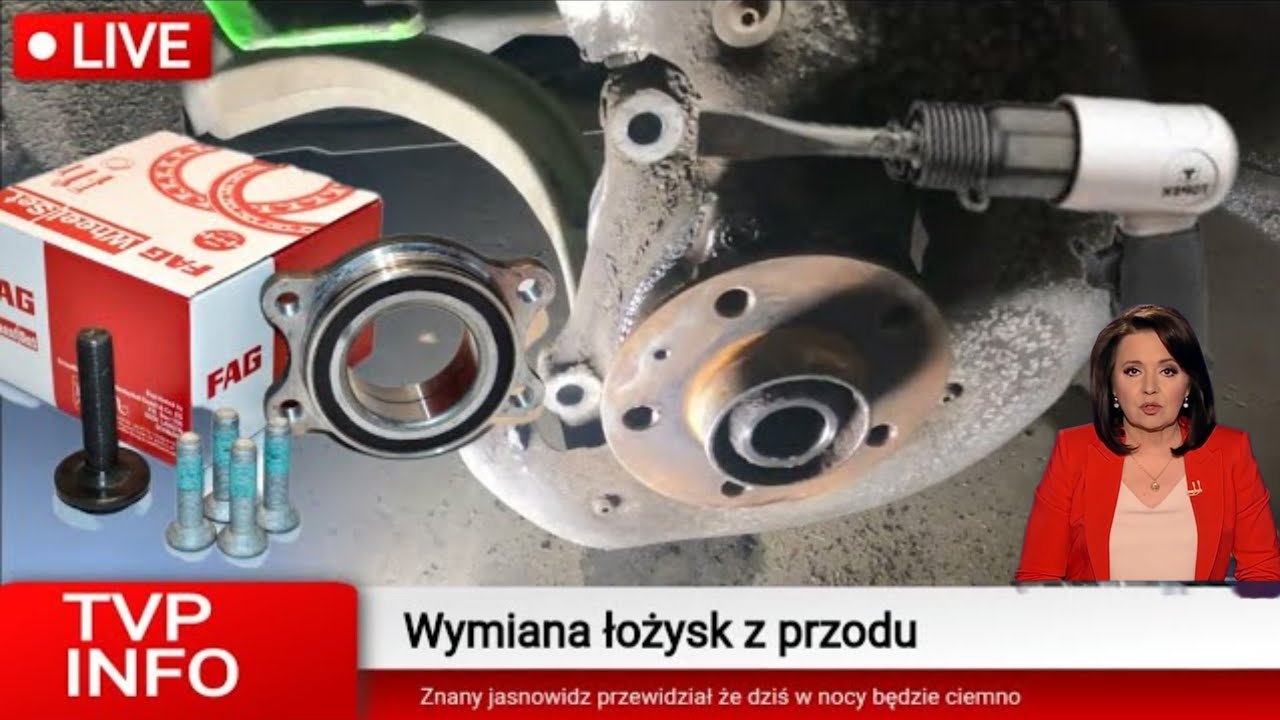 Audi A6/A7 C7 - Wymiana łożyska koła przód/Front wheel bearing replacement
