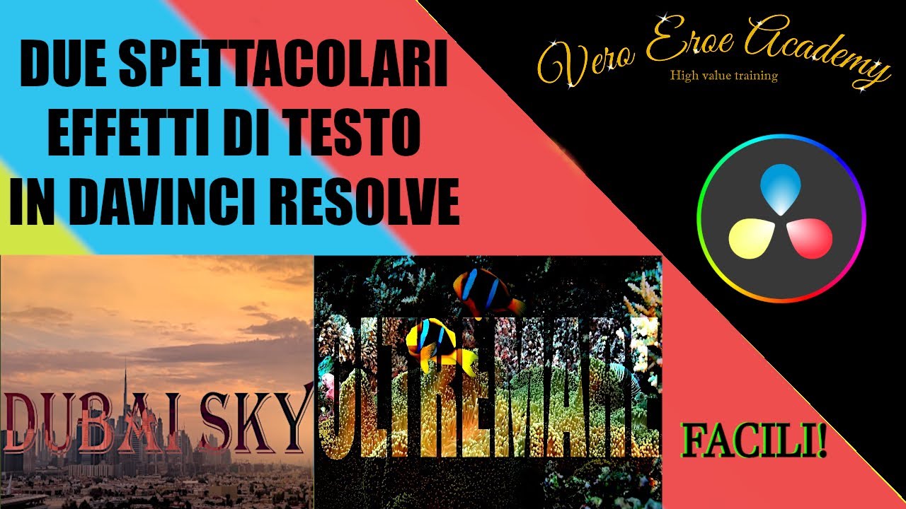 3 Effetti Testo Facili che Svoltano i tuoi Video su DaVinci Resolve!