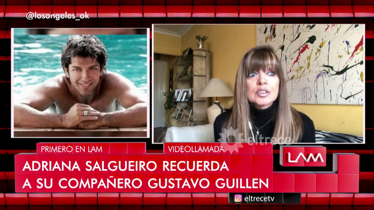 Adriana Salgueiro también quiso recordar a Gustavo Guillén con quien compartió muchos trabajos