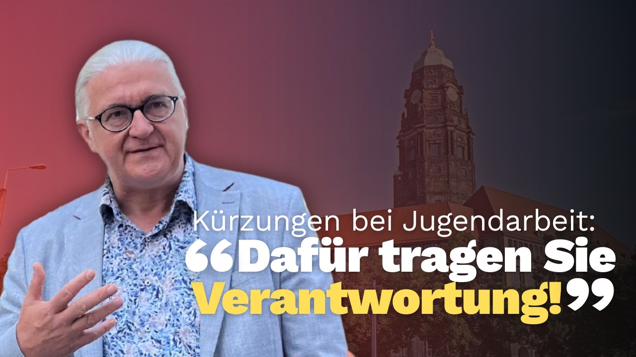 Linke-Stadtrat verteidigt JUGENDARBEIT gegen #noafd, CDU und SPD.